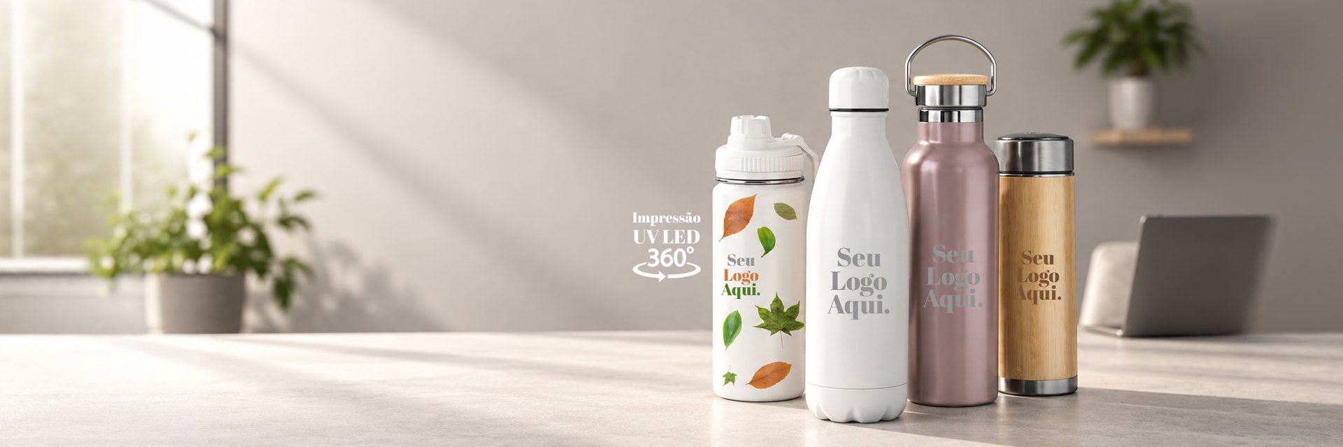Garrafas e squeezes personalizados em Indaiatuba